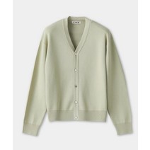 COOR 오버핏 울 가디건 그린