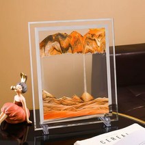 케네틱 아트 샌드멍 무한동력 스윙잉스틱 멍때리기 기발한아이디어상품 모빌 스탠딩 바다유리 아트스틱 발명품, E