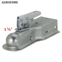 ALWAYSME 트레일러 히치 커플러 1-7/8 인치 볼에 적합, 한개옵션0, 한개옵션0