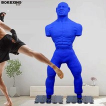 인간모양샌드백 실리콘 전문 벤트 더미 킥복싱 발차기, 파란색 샌드백