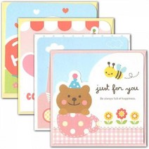 바른손 동물모양 팝업축하카드C 생일카드, 랜덤