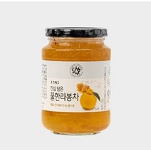 초록마을진심 담은 꿀한라봉차(550g) 유자 생강 한라봉 청귤, 1개
