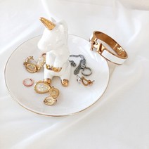 악세사리보관함 진열대 유니콘 반지 홀더 트레이 귀걸이 목걸이 장식 목걸이 소품