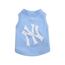 반려 동물 멍멍이 야홍이 옷 MLB 공식 반려동물 복고노화 조끼 강아지 옷 패션 캐주얼 21년 봄가을 PET2 00202985, L, 뉴욕 메츠 스카이 블루C