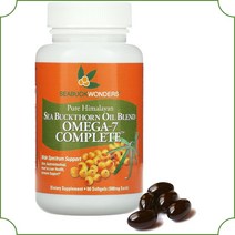 비타민나무 산자나무열매 씨벅톤오일 오메가7 리놀레산 올레산 60정 씨벅원더스