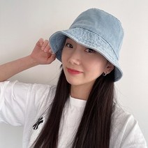 베이직 데님 버킷햇 남녀공용 청 벙거지 모자 4color