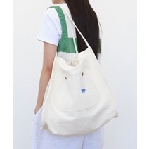LEE 빅 포켓 에코백 아이보리