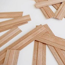 캔들바다 The Wooden wick Co. [ 정품 ] 우든윅 캔들 나무 심지 - 부스터나무심지 L 10개입