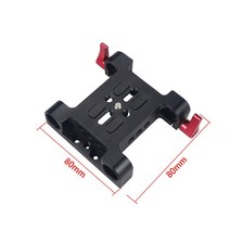 15mm 로드 클램프 1/4 3/8 치즈 마운트 SLR 카메라 숄더 리그 포커스 레일 블록 스위치 플레이트 삼각대베, 18 15mm Clamp F