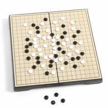 장기게임 성인용보드게임 휴대용 접이식 자석 바둑판 25X23.5CM 미니