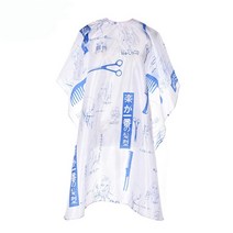 셀프 머리 자르기 넥 셔터 일회용 파마보 전문 살롱 헤어 커팅 가운 스타일리스트 앞치마, 푸른