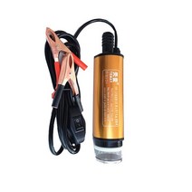 급유기 펌프소형 휴대용 워터 펌프 DC 잠수정 전기 40L/min12V/24V 디젤 연료 배달 알루미늄 합금 쉘용, 06 1 gold pump clip_02 12v