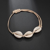 보헤미안 자연 쉘 여성용 발찌 발 보석 여름 해변 맨발 팔찌 발목 다리 체인 스트랩 액세서리