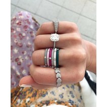 소형 애완동물 위치추적기 2022 여름 트렌디 한 골드 채워진 반지 하트 모양 미니 화이트 지우기 CZ 파티, 01 6_01 골드 컬러