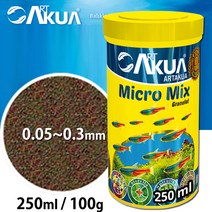 ART아트아쿠아 마이크로 믹스100g/250ml 담수 해수 산호 파우더 비트 사료