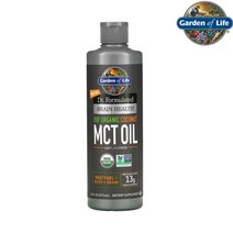가든오브라이프 MCT 오일 오가닉 코코넛 Garden of Life 473ml 고도 단일 불포화지방 C8 카프릴산 C10 카프르산 라우르산, 1개