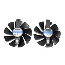그래픽카드 팬 수리 부품 cf1015h12d 쿨러 사파이어 radeon rx 470 480 580 570 nitro mining 에디션 rx580 rx480 게임 비디오 카드, 2개
