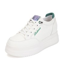 [AK수원점] 바바라 소가죽 배색 키높이 스니커즈 BBG164GN