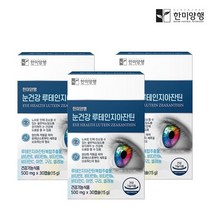 한미양행 루테인 지아잔틴 눈 피로 노안 영양제 500mg, 3박스(3개월분)