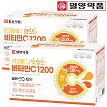일양약품 리얼메디 맛있는 비타민C 1200 대용량 200포 구성 아연 비타민씨 분말 가루 스틱, 200포*2박스