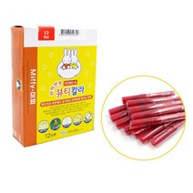 (동아연필) 미피 뷰티칼라펜 12자루X1타 데코펜, 흰색