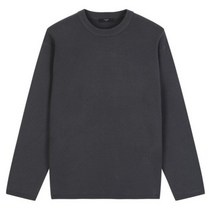 탑텐 22 FW 남자 소프트터치 텍스쳐드 라운드넥 니트 DGN