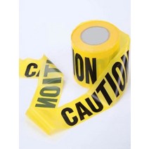 안전테이프 폴리스라인 출입금지 CAUTION 노랑경계, 노란색검은색 3개실 4.8cm 폭 50미터