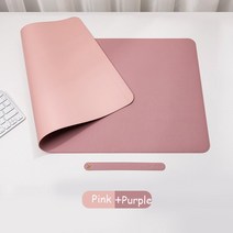 대형 사무실 책상 보호 매트 PU 가죽 방수 마우스 패드 데스크탑 키보드 데스크 게임용 PC 액세서리, 151.PinkPurple car line - 60x3