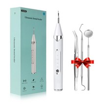 치과 스케일러 치아 타르타르 리무버 울트라 소닉 클리닝 플라크 치석 클리너 스톤 제거, 03 White Kit