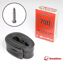 흥아 로드 MTB 하이브리드 자전거 튜브 28/32 프레스타, 1개