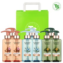 TS 라퍼퓸 샴푸400ml 3개 (향 3종 택 1), 시트러스1+화이트브리즈1+우디1, 시트러스1+화이트브리즈1+우디1