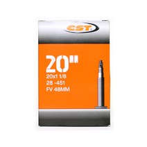 타보자고 자전거 튜브 20인치 20x1-1/8 FV48 (28-451) 미니벨로 로드자전거