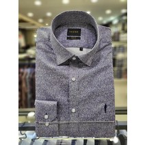 예작 예작 예작셔츠 YJ8FBP597 BL 사선프린트 슬림핏 셔츠 (P002454694)