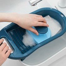 간단상점 블루 속옷 양말 빨래판, 1개