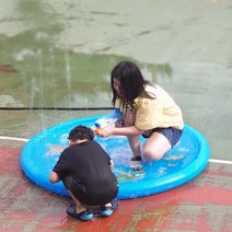 바로배송 분수매트 사은품증정 물풍선제조기 베란다물놀이 아기랑캠핑 집콕육아템 아기물놀이용품 육아템추천 조카장난감 아기랑캠핑, 추가호수/호수만나가요(캡없음)