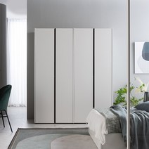 리바트 토피 1600 옷장 일반형(일반도어), 행거형B+B (화이트오크)