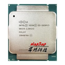 인텔 제온 E5-2650V3 E5 2650v3 E5 2650 v3 2.3 GHz 10 코어 20 스레드 CPU 프로세서 25M 105W LGA 2011-3