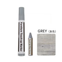 합성 데크 목재 합판 원목 방부목목재 가구 수리 펜 터치 업 마커 및 필러 스틱 스크래치 복원 키트 패, [01] Gery Marker Crayon