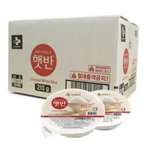 CJ 제일제당 햇반 둥근햇반 즉석밥 백미밥 210g 36개 48개