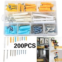 아이볼트 앙카 고리 링 아이너트 스텐 서스 철 M4 M5 M6 M8 M10 M12 M16 200 개대 플라스틱 확장 건식 벽체 앵커 나사 셀프 태핑 나사 구색 키트 m4 m5, 협력사