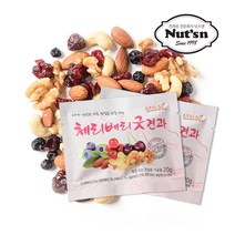넛츠앤 원데이 하루견과류 체리베리굿 에브리데이 견과 낱봉 30개 20g 선물세트, 선물형