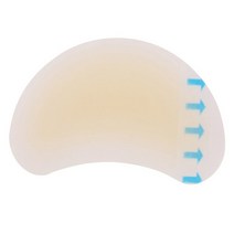 발건조증 뒷꿈치 양말 발 각질제거 보습 젤 신발 스티커 부드러운 하이드로 콜로이드 패드 구호 통증 물집 건막류 옥수수 굳은 살 마찰 압력 반점 뒤꿈치 통증, 스타일 1