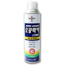 오공 락카스프레이 420ml (단일상품), 투명