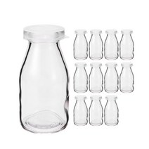 유리우유병 180ml, 3개