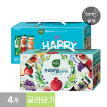 자연은 음료세트 13종 모음 180mL 병 12개 4세트, 프리미엄세트(180ml x12병)x4세