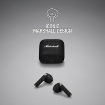 무선이어폰 Marshall-Minor III 무선 이어버드 (TWS) 블루투스 포함, 01 Marshall Minor III