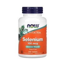 나우푸드 셀레늄 100mcg 250타블렛, 1개, 250개