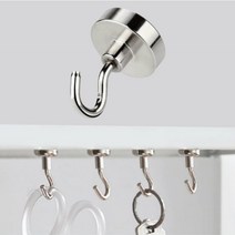 네오디움 강력 자석 후크 고리 키홀더 냉장고 사무실 캠핑카 걸이