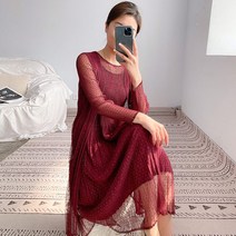 쭈글이원피스 PY 재애고 여성 여름 하프기장 스타일리쉬 와이드 루즈핏 슬림핏 플리츠 2968913035