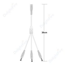 콘넥터 접속자 전선연결단자 dc커넥터 5.5mm 2.1mm 1 ~ 2/3/4/5/6/8 웨이 DC 전원 분배기 케이블 5V 12V 2, 10 1 to 3 way white_02 2pcs